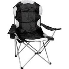 Redwood High Back Padded Camping Armchair Black
