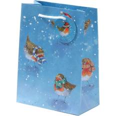 Puckator Jan Pashley Robin Christmas Medium Gift Bag