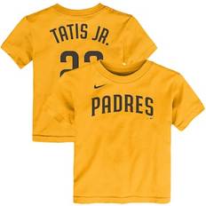 Gold Tops Nike Toddler Fernando Tatis Jr. Gold San Diego Padres Player & Number T-Shirt
