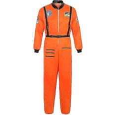 Frawirshau Men's Astronaut Costume Orange