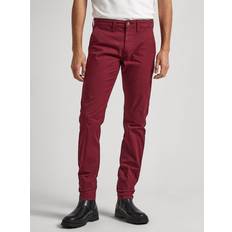 Red Jeans Pepe Jeans Charly Chino Trousers Red