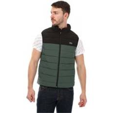 Lacoste Men - S Vests Lacoste Men's Mens Padded Water-Resistant Vest Black/Multi 40/42/Regular