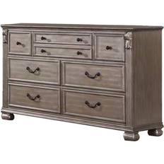 Gold Chest of Drawers Benjara Aza Classic