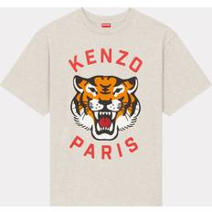 Kenzo Men Clothing Kenzo Womens Lucky Tiger Brand-print Cotton-jersey T-shirt