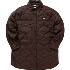 Nike Winter Jackets - Women Nike Essentials Jackets - Baroque Brown/Sail