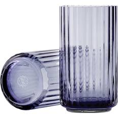 Lyngby Blown Glass Midnight Blue Vase 12.5cm