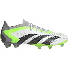 39 ½ - Firm Ground (FG) Football Shoes adidas Predator Accuracy.1 L FG - Cloud White/Core Black/Lucid Lemon F23
