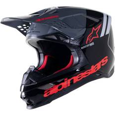 Alpinestars Motorcycle Helmets Alpinestars Supertech S-M8 Radium 2 Black/Neon Red Glossy