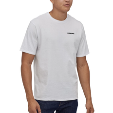 Patagonia Men - S Clothing Patagonia P-6 Logo Responsibili-T-shirt - White