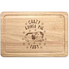Gift Base Crazy Guinea Pig Lady Stars Chopping Board