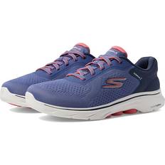 35 ½ Walking Shoes Skechers Performance Go Walk Cosmic Waves Navy/Coral Women's Shoes Navy