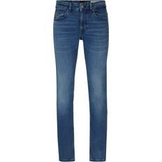 Hugo Boss Cotton Trousers & Shorts Hugo Boss Slim-Fit Jeans aus blauem Super-Stretch-Denim