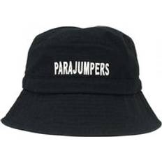 Parajumpers Men Accessories Parajumpers Womens Bold Embroidered Logo Black Bucket Hat