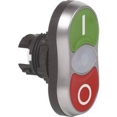 Baco BA223982 L61QB21 Double head pushbutton Front ring PVC chrome-plated Green, Red 1 pcs