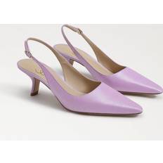 Purple - Women Heels & Pumps Sam Edelman Bianka Sling Orchid Blossom Women's Shoes Purple