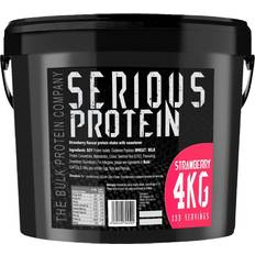 C Vitamins Protein Powders The Bulk Protein Company SERIOUS 4kg Low Carb Lean Powder Strawberry