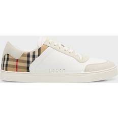 Burberry Trainers Burberry Men's Leather-Suede Check Sneakers