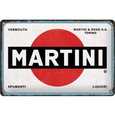 Nostalgic-Art Plåtskylt retrostil, Martini Logo