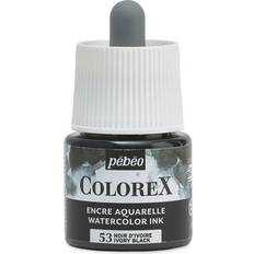 Black Water Colours Pebeo Colorex Inks Ivory Black, 45 ml