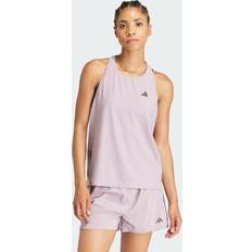 Adidas Sportswear Garment - Women Tank Tops adidas Own The Run Base Sleeveless T-shirt Purple Woman