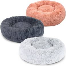 Dog Beds,Dog Blankets & Cooling Mats Pets lionto Doughnut Dog Bed Round