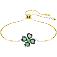 Adjustable Size - Women Bracelets Swarovski Idyllia Armband - Gold/Green
