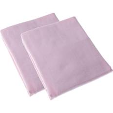 Homescapes Brushed Cotton Cot Flat Sheet Plain 2-pack 39.4x59.1"