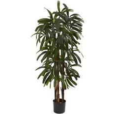 Iron Artificial Plants Nearly Natural Raphis Palm Tree Green Artificial Plant