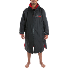 XL Coats Dryrobe Advance Long Sleeve Changing Robe - Black/Red