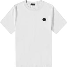 Moncler T-shirts Moncler Men's Rubber Patch Logo T-Shirt Off-White Off-White