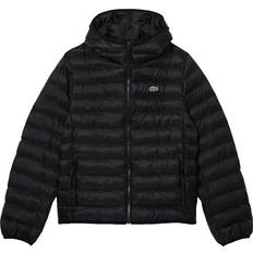 Lacoste Men - S - Winter Jackets Lacoste Men's Quilted With Hood Jacket - Black