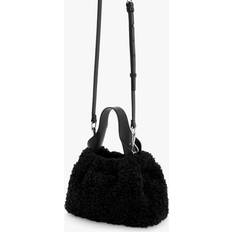 Charles & Keith Ally Furry Slouchy Chain-Handle Bag