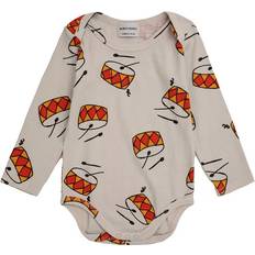 Bobo Choses Play The Drum All Over Long Sleeve Beige mo mo