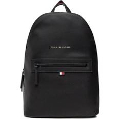 Black - Leather Backpacks Tommy Hilfiger Essential Rucksack - Black