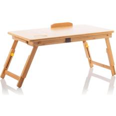 Bamboo Small Tables InnovaGoods Lapwood Natural Small Table 34x53cm