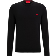 Hugo Boss L - Men Jumpers Hugo Boss Knitted Sweater - Black