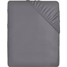 Utopia Bedding Deep Pocket Bed Sheet Grey (200x120cm)