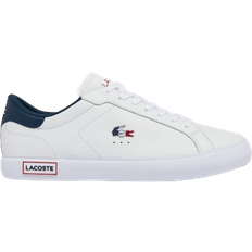 Polyurethane Shoes Lacoste Powercourt Sneakers M - White/Navy/Red