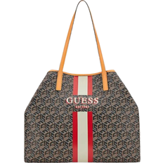 Guess Totes & Shopping Bags Guess Vikky G Cube Logo Shopper - Black Multi
