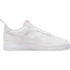 6.5 Basketball Shoes Nike Air Force 1 '07 M - White/University Red