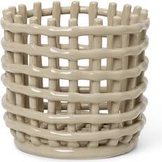 Ceramic Baskets Ferm Living Braided Cashmere Basket 16cm 16cm