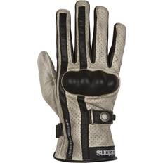 Helstons Eagle Summer Leather Gloves Beige Black