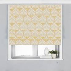 Polyester Blinds Paoletti Horto Embroidered Blackout Roman Blind 61X137Cm