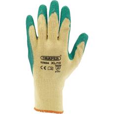 Draper Work Gloves Draper Heavy Duty Latex Coated Work Gloves Green
