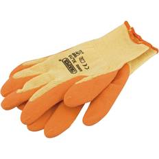 Draper Work Gloves Draper Heavy Duty Latex Coated Work Gloves, Extra Large, Orange