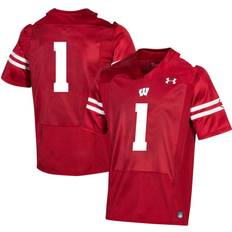 Under Armour Wisconsin Badgers Replica Football Jersey Red, NCAA Men's Tops at Academy Sports