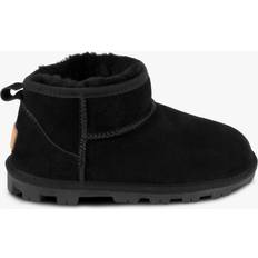 Just Sheepskin Classic Slipper Boots Black