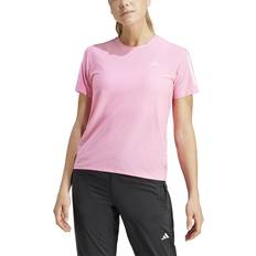 Adidas Sportswear Garment - Women T-shirts adidas Own The Run Base Short Sleeve T-shirt Pink Woman