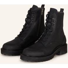 Lace Boots AllSaints Mens Black Mudfox Lace-up Leather Ankle Boots Eur Men