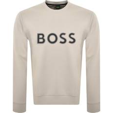 Hugo Boss Men Tops Hugo Boss Salbo Sweatshirt - Light Beige